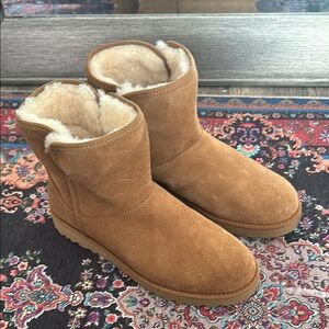 UGG Tan Shearling Boots